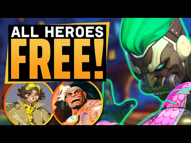 All Overwatch Heroes FREE! - Pick Your Mythic SKIN!