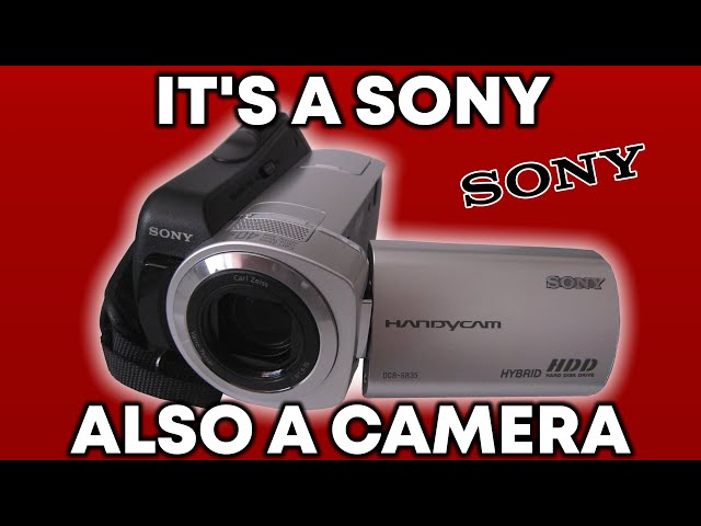 Vintage Sony camcorder from 2008!