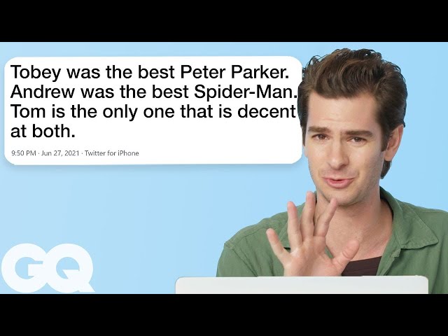 Andrew Garfield Replies to Fans on the Internet | Actually Me | GQ
