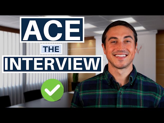 How To ACE a First Round Real Estate Interview