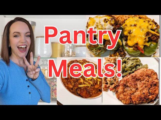 PANTRY CHALLENGE Winner Dinners 187! Only using what I have on hand!
