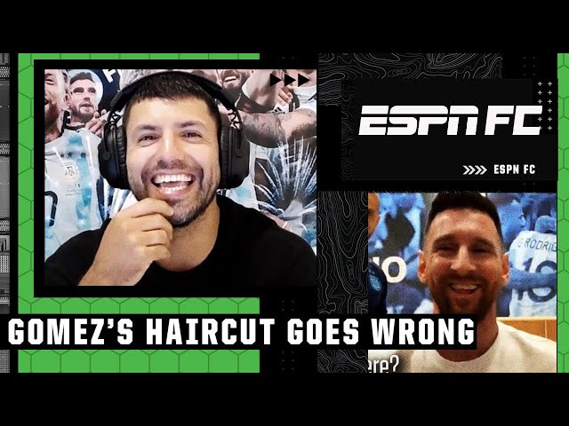 Aguero & Messi can’t handle Papu Gomez’s terrible haircut 😂 | ESPN FC Daily