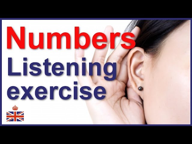 English listening exercise - Understand numbers