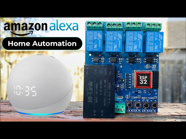 Alexa & ESP32 Based Smart & Manual Home Automation System with Voice & App Control