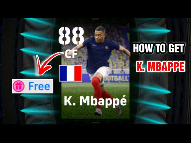 How To Get 100 Rated K. Mbappe From France National Team | Mbappe Trick eFootball 2023 Mobile
