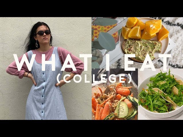 WHAT I EAT IN A DAY for College // NYC, Vegan