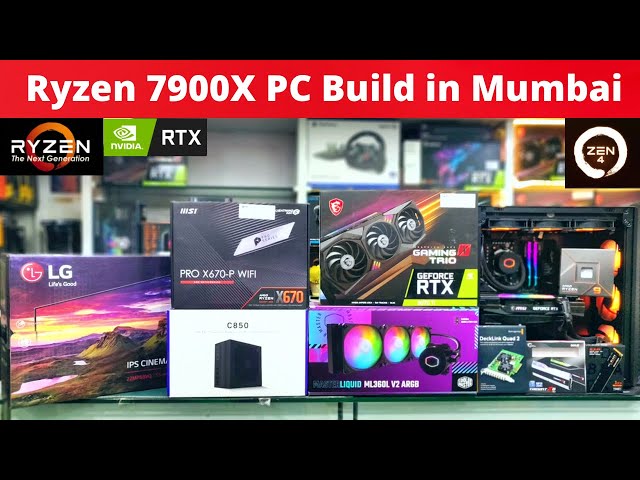 AMD Ryzen 9 7900X Gaming PC Build | RTX 3070 Ti | Green Apple Compunet