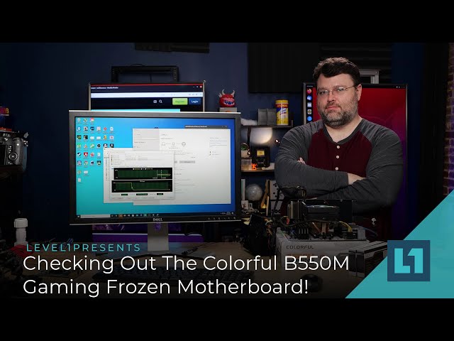 Checking Out The Colorful B550M Gaming Frozen Motherboard!