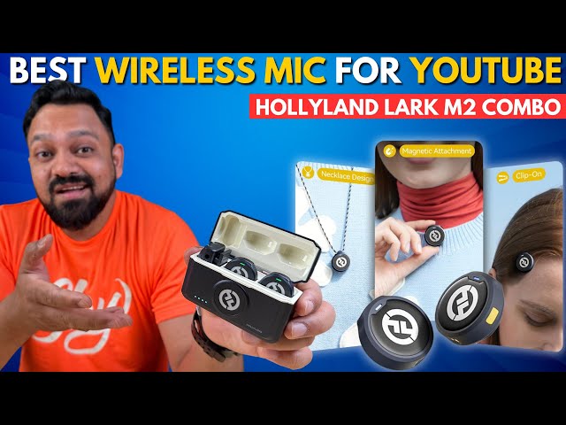 Hollyland Lark M2 Wireless Mic | Best Wireless Mic for Youtube | best mic for iphone vlogging