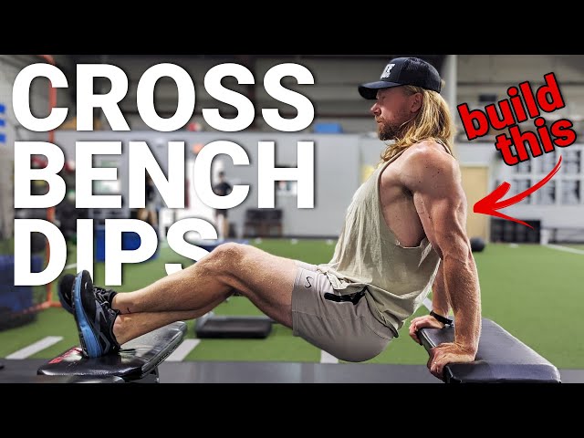CROSS BENCH DIPS Triceps Exercise Tutorial | Build Tricep Size With This Exercise