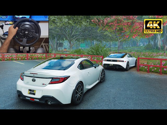 Toyota GR86 & Nissan Z | The Crew Motorfest | Thrustmaster T300RS + TH8A Shifter Gameplay