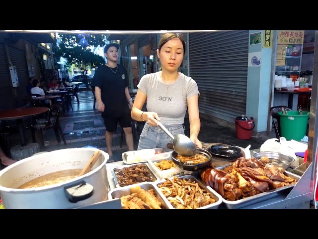 Taste Of Sarawak || Muy Choy Pork Belly From This Beautiful Sister Is As Soft As Silk