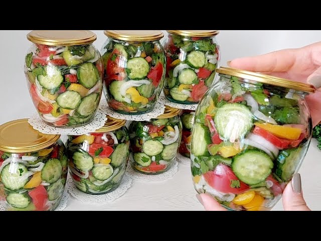 Without CHEMICALS! Like fresh! I keep the salad for 12 months ! organic #pickledcucumbers