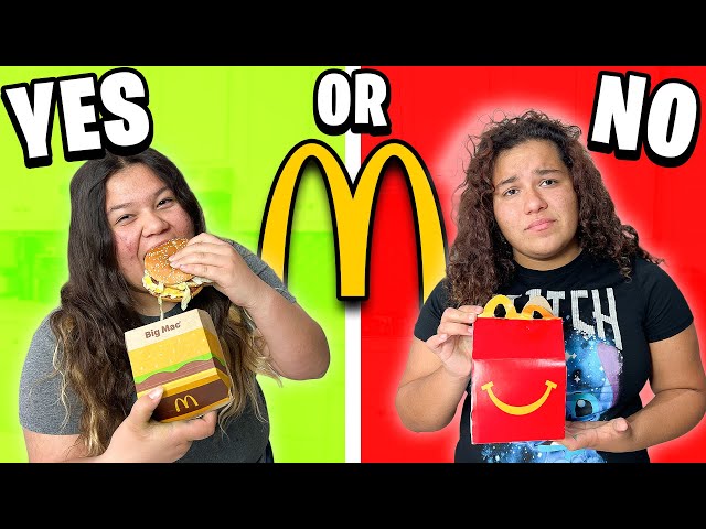 YES OR NO CHALLENGE -  MCDONALD'S EDITION