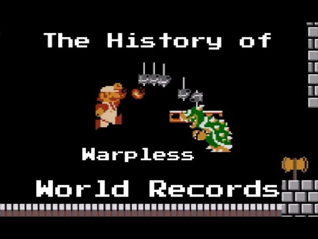 The History of Super Mario Bros Warpless World Records