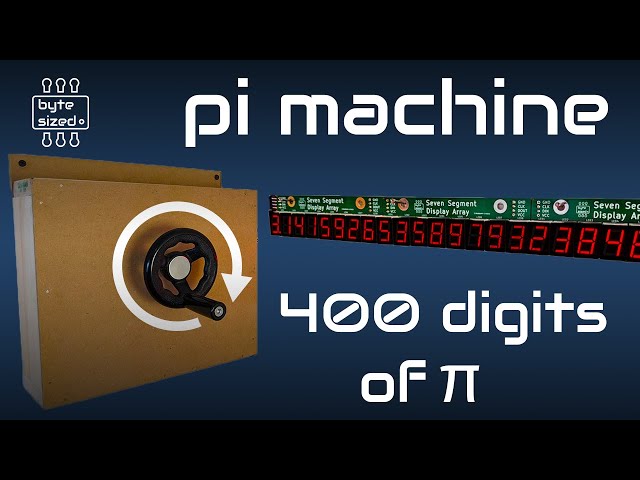 This machine generates 400 digits of pi to celebrate 𝝅 day