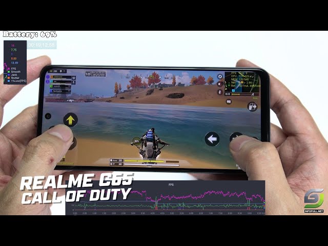 Realme C65 test game Call of Duty Mobile CODM | Helio G85