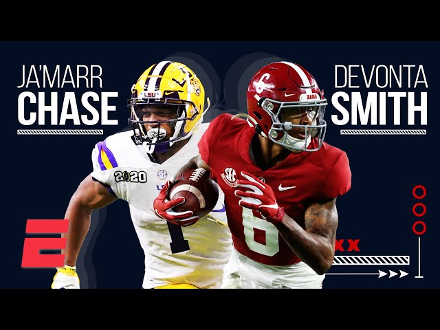 DeVonta Smith and Ja'Marr Chase are each worthy of a top-5 NFL draft pick | Top Prospects