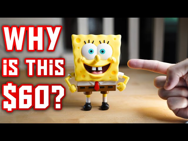 Why are these new SpongeBob figures $60??? Shooting & Reviewing