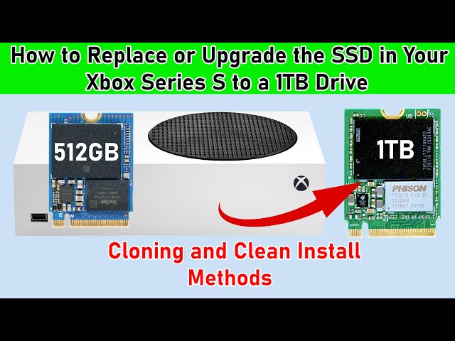How to Replace or Upgrade the SSD in Your Xbox Series S Using Clean Install or Clone Methods