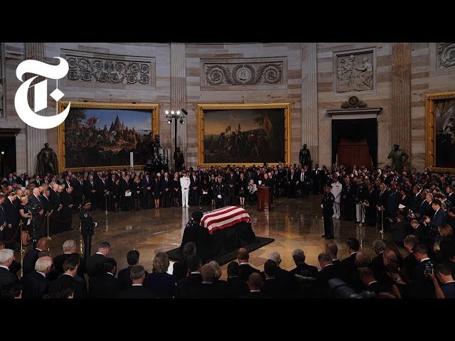 Full Video: McCain Tribute at U.S. Capitol | NYT News