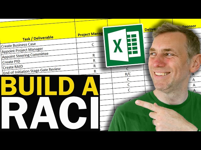 Make a RACI with Excel - Simple Tutorial