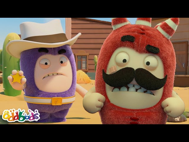 Wild-West Westville! | Oddbods TV Full Episodes | Funny Cartoons For Kids