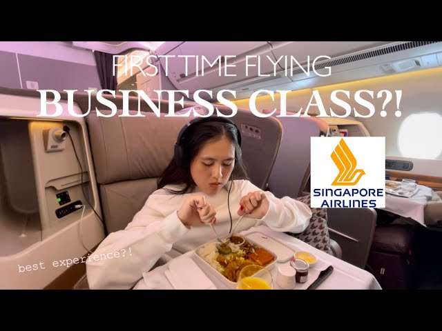 FLYING BUSINESS CLASS FOR THE FIRST TIME!!!