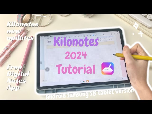 2024 Kilonotes Android Tutorial & Walkthrough - Best Note Taking App for Android