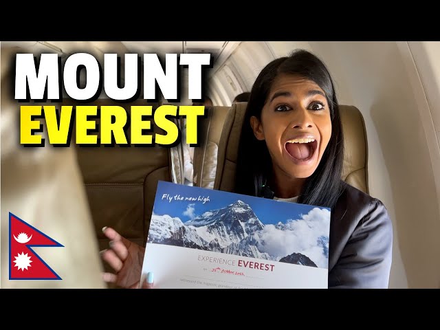 FIRST TIME SEEING MOUNT EVEREST!  A HIMALAYAN ADVENTURE🇳🇵