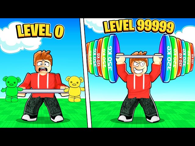 ROBLOX CHOP AND FROSTY LIFT HEAVIEST WEIGHT IN DEADLIFT