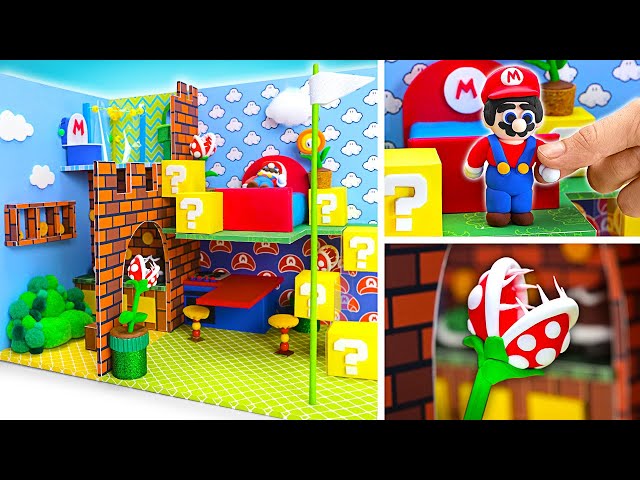 EASY! So bastelt ihr ein Mario-Miniaturhaus || FUN DIY 🍄🏰🏰