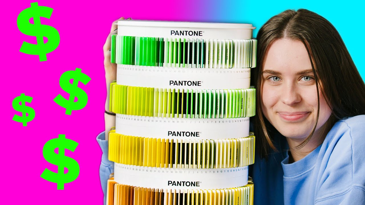 Linus let me spend $10,000 on THIS!!! - Pantone Plus Plastic Standard Chips Collection