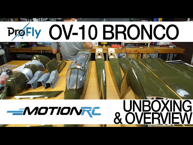 Unboxing - ProFly OV-10 Bronco 1800mm Balsa ARF - Motion RC