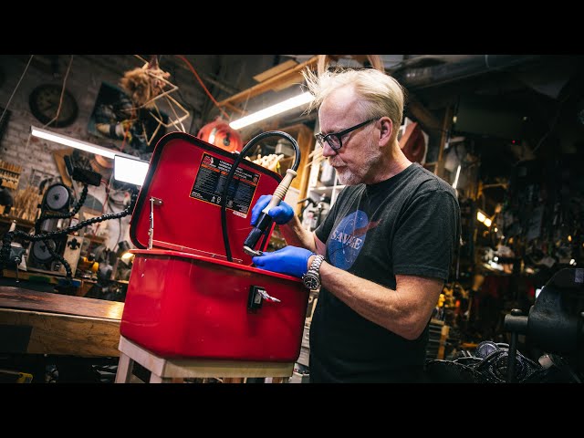 Adam Savage's Favorite Tools: Portable Benchtop Parts Washer!