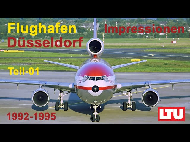 Impressionen Flugplatz Düsseldorf 1992 - 1995 mit TriStar, MD11 und vielen mehr
