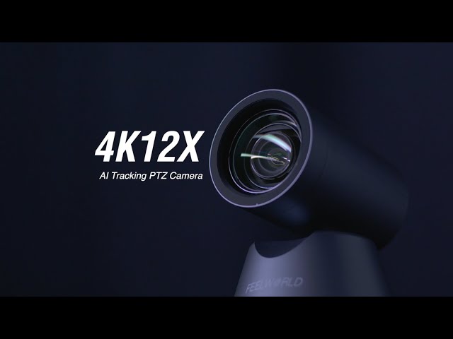 FEELWORLD New 4K12X PTZ Camera with AI Tracking，12X Optical Zoom