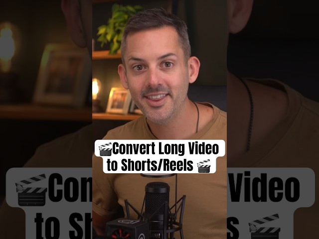 Fastest Way to Convert Long Video into Shorts/Reels
