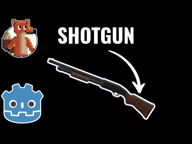 How to make a Shotgun in Godot 4 (It's Finally Here!)