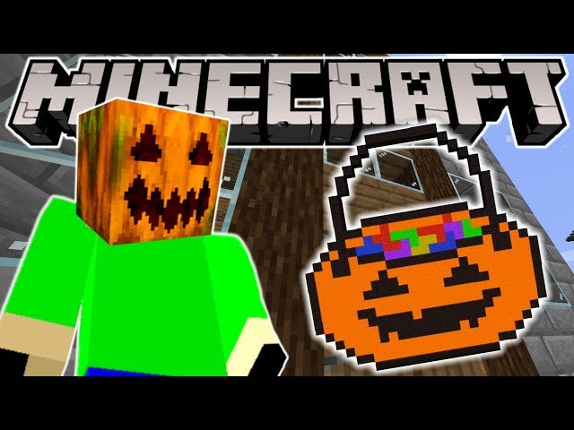 FUNNY MINECRAFT TRICK OR TREAT PRANK! | Halloween Minecraft Gameplay