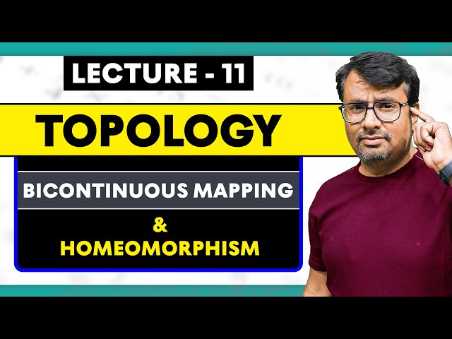 Topology | Bicontinuous Mapping and Homeomorphism in Topology  | Concepts With Example by Gp sir