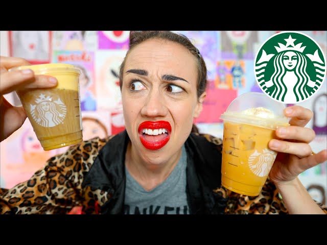 TRYING EVERY STARBUCKS FALL DRINK!!!