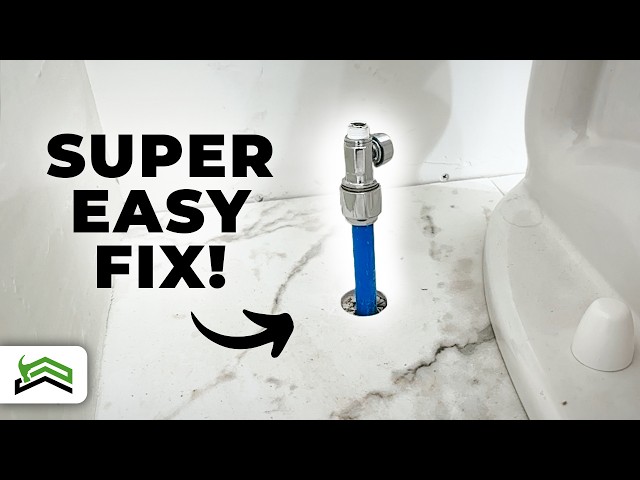 5 Min Fix To Cover Ugly PEX Water Lines