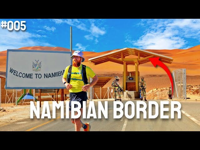 I Crossed into the Namibian Desert ALONE | Running Africa #5