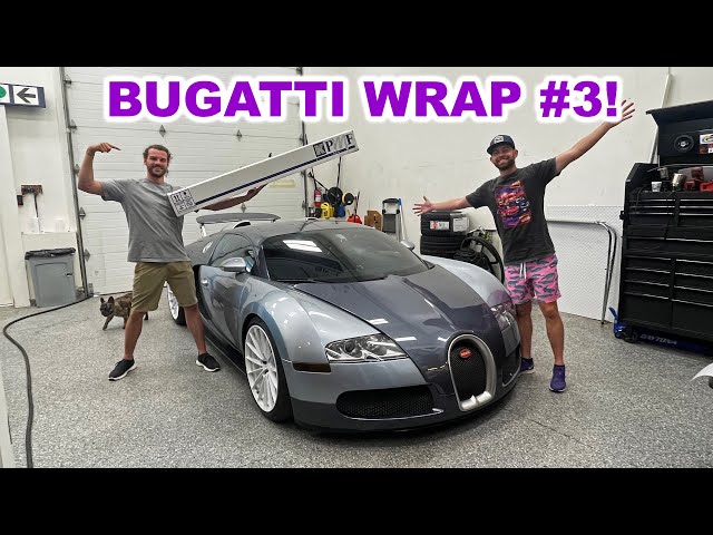 Wrapping The Stradman's Bugatti The Craziest Color YET