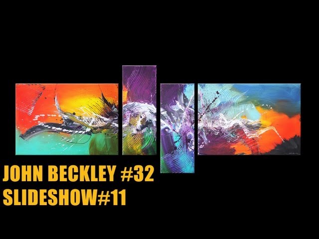 Abstract painting Slideshow #11 HD Video - John Beckley