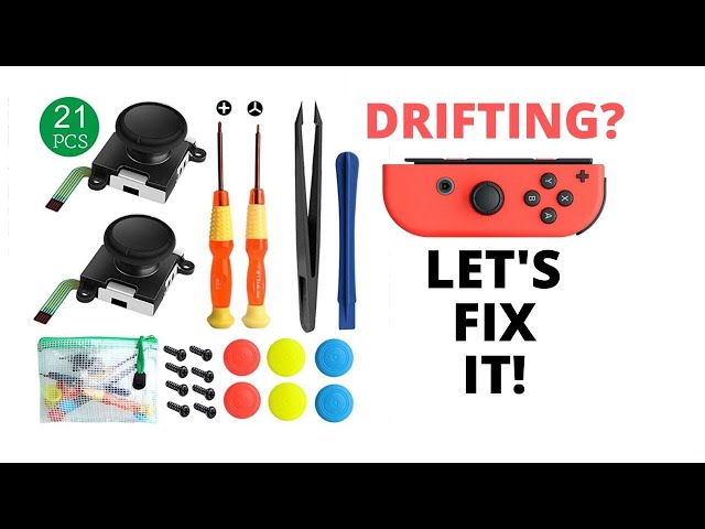 How to Fix Right Joycon Drift Step by Step with a $11 Amazon Analog Joystick Kit (tools included)