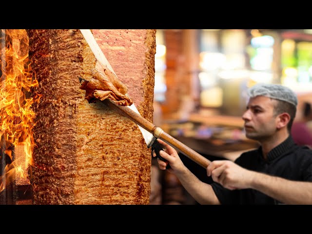 Amazing Turkish Beef and Chicken Doner Kebab | Turkish Street Foods