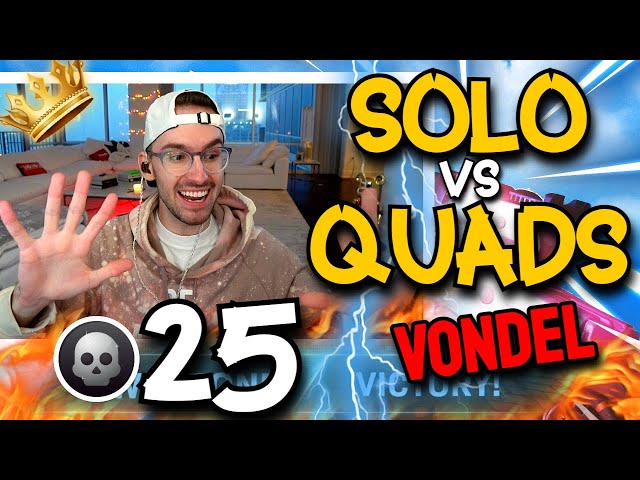 *NEW* WARZONE 3 Joewo Drops 25 Kills on Vondel! / Solo VS Quads Amazing Gameplay!