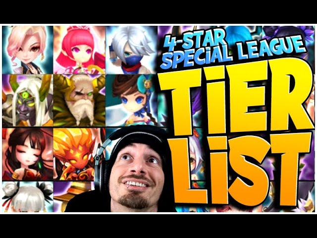 4-Star Special League Tier List. (Summoners War)